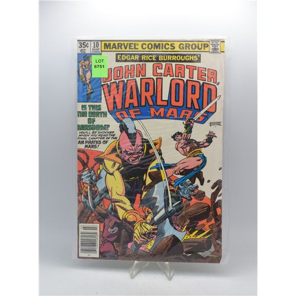 1978 MARVEL JOHN CARTER WARLORD OF MARS #10