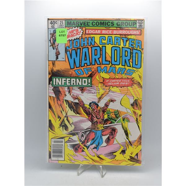 1979 MARVEL JOHN CARTER WARLORD OF MARS #25
