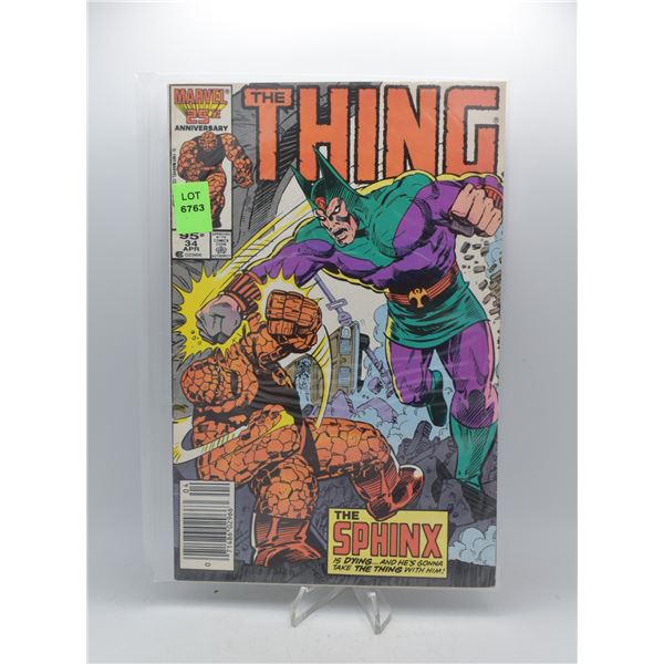 1985 MARVEL THE THING #34