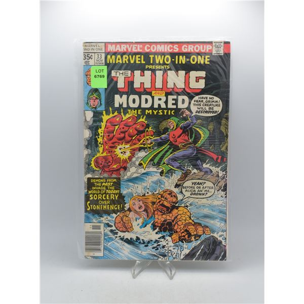 1977 MARVEL TWO-IN-ONE THE THING AND MODRED