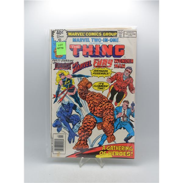 1979 MARVEL TWO-IN-ONE THING  #51