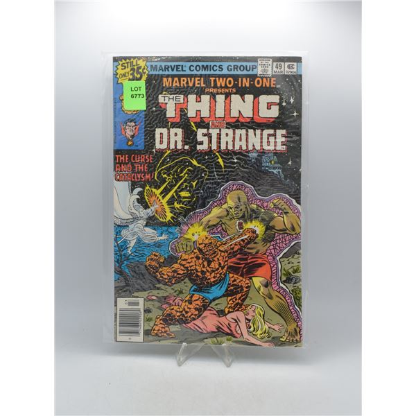 1978 MARVEL TWO-IN-ONE THING AND DR. STRANGE #49