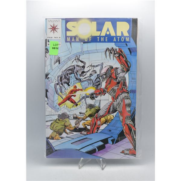 1992 VALIANT COMICS SOLAR MAN OF THE ATOM #6