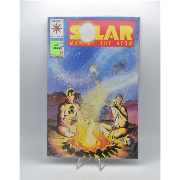 1993 VALIANT COMICS SOLAR MAN OF THE ATOM #27