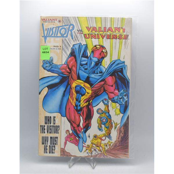 1995 VALIANT COMICS VISITOR VS VALIANT UNIVERSE