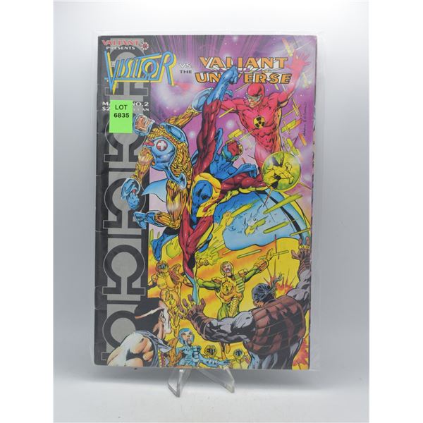 1995 VALIANT COMICS VISITOR VS VALIANT UNIVERSE