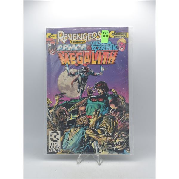 1988 CONTINUITY COMICS REVENGERS FEATURING