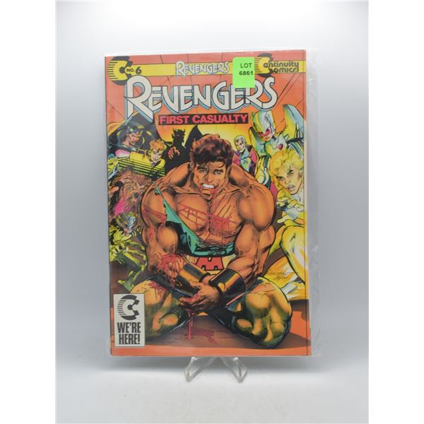 1989 CONTINUITY COMICS REVENGERS FIRST CASUALTY
