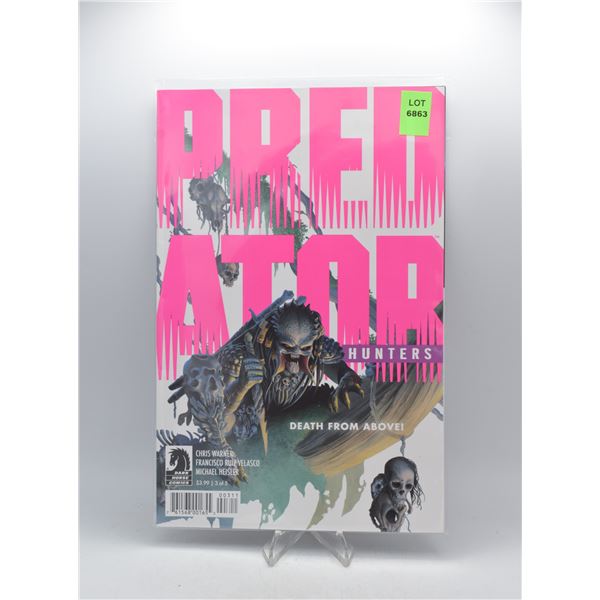 2017 DARK HORSE COMICS PREDATOR HUNTERS #3