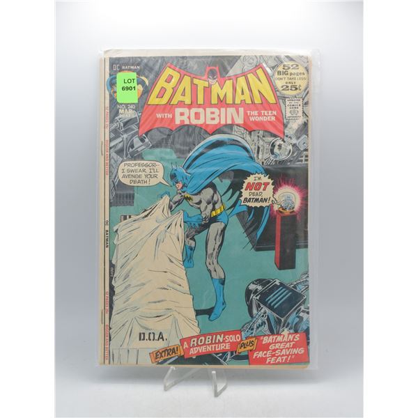 1972 DC BATMAN WITH ROBIN #240