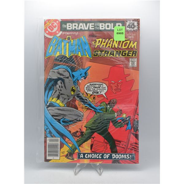 1978 DC BRAVE AND THE BOLD BATMAN AND THE PHANTOM