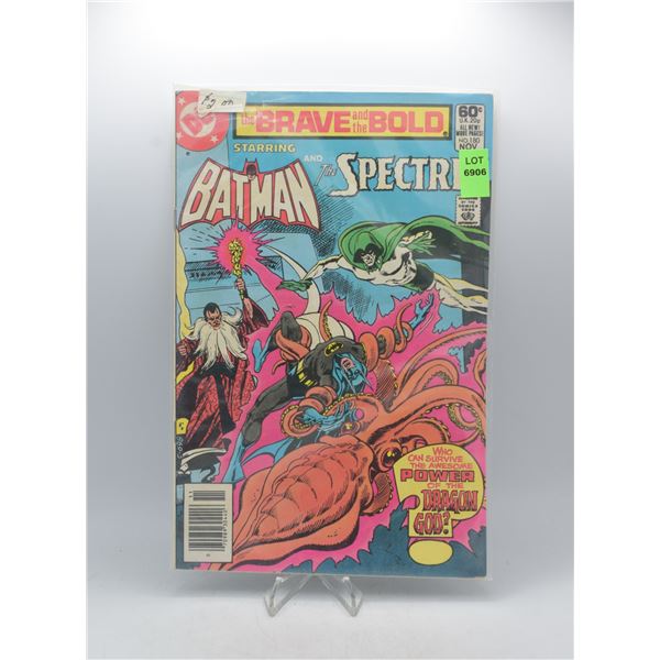 1981 DC BRAVE AND THE BOLD BATMAN AND THE SPECTRE