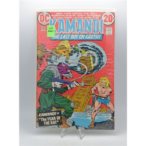 1972 DC KAMANDI LAST BOY ON EARTH #2