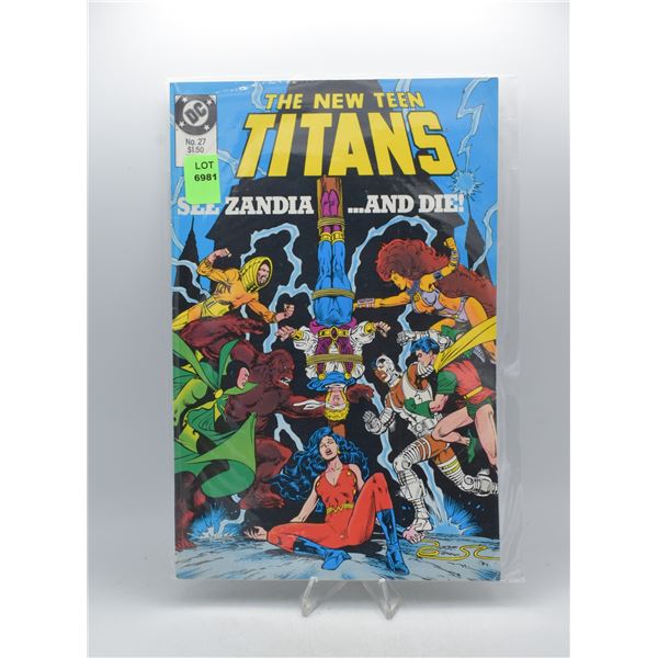 1987 DC NEW TEEN TITANS #27