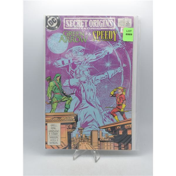 1989 DC SECRET ORIGINS FEATURING GREEN ARROW &