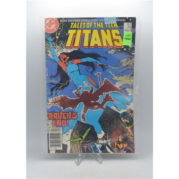 1986 DC TALES OF THE TEEN TITANS #64