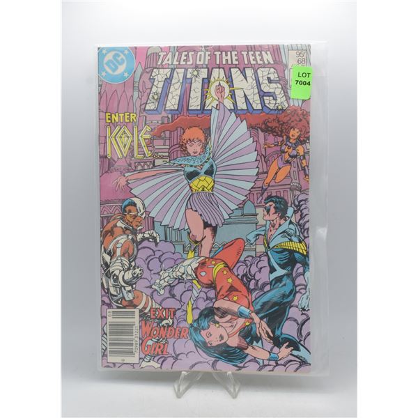 1986 DC TALES OF THE TEEN TITANS #68