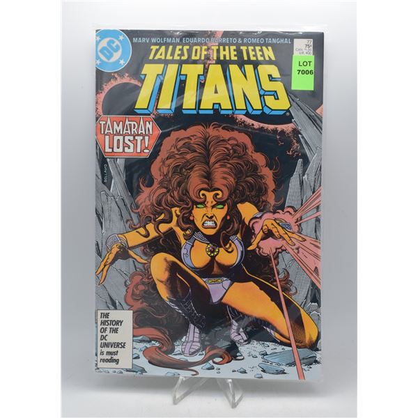 1987 DC TALES OF THE TEEN TITANS #77