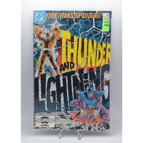 1987 DC TEEN TITANS SPOTLIGHT THUNDER AND