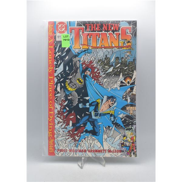 1989 DC THE NEW TITANS #61