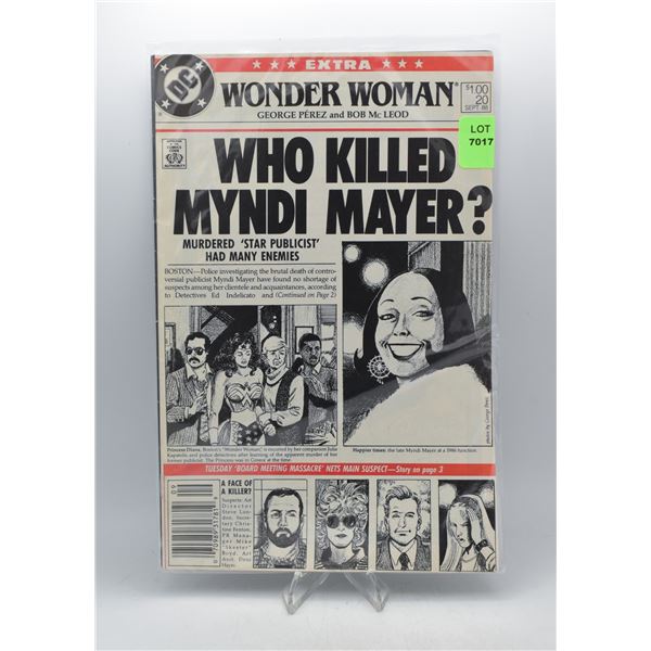 1988 DC WONDER WOMAN #20