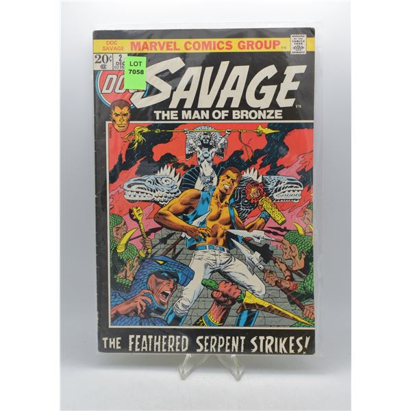 1972 MARVEL DOC SAVAGE #2