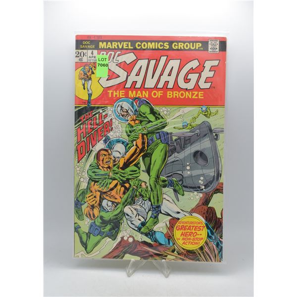 1973 MARVEL DOC SAVAGE #4