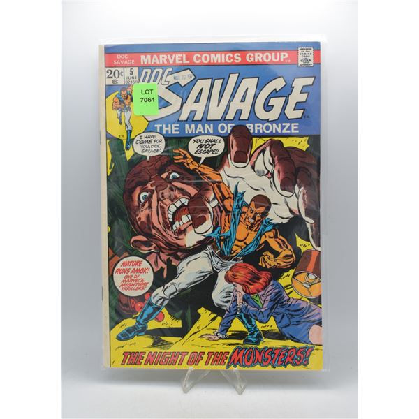 1973 MARVEL DOC SAVAGE #5
