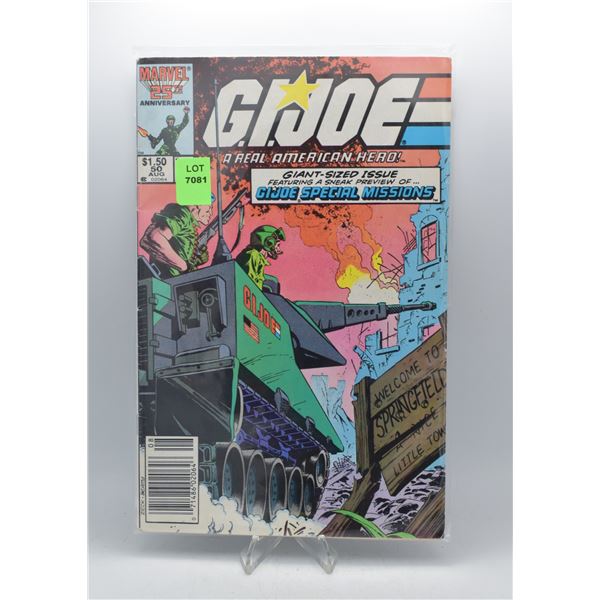 1986 MARVEL GI JOE A REAL AMERICAN HERO #50