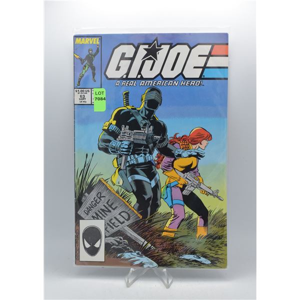 1987 MARVEL GI JOE A REAL AMERICAN HERO #63