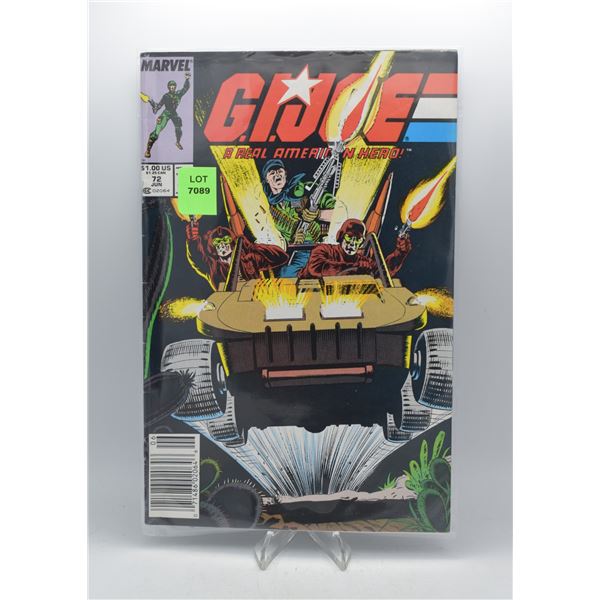 1988 MARVEL GI JOE A REAL AMERICAN HERO #72