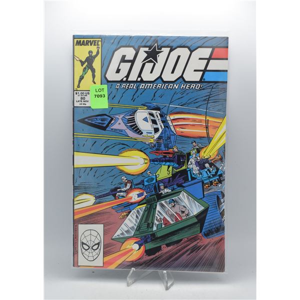 1988 MARVEL GI JOE A REAL AMERICAN HERO #80