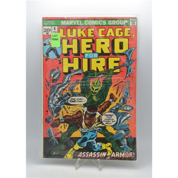 1973 MARVEL HERO FOR HIRE #6