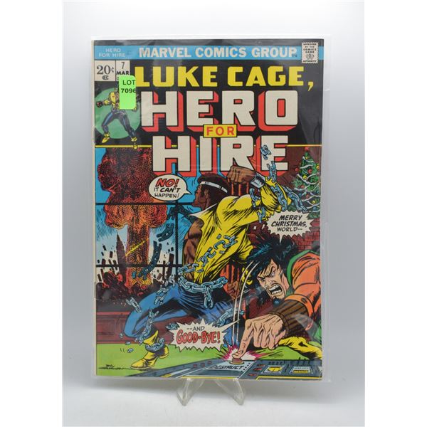 1973 MARVEL HERO FOR HIRE #7