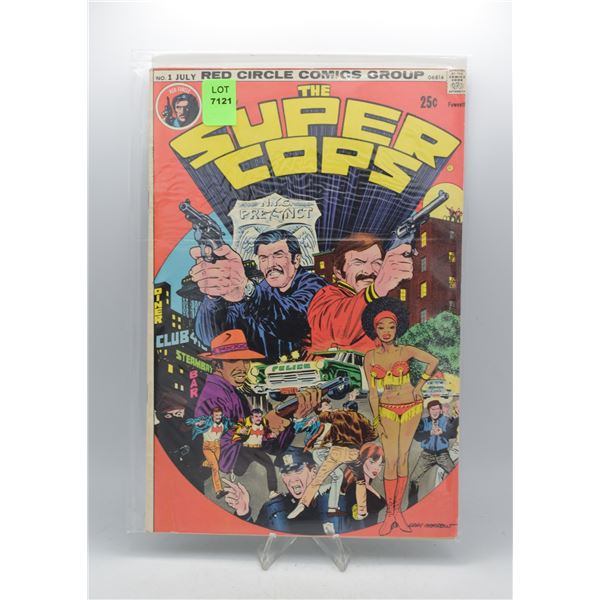 1974 RED CIRCLE COMICS GROUP SUPER COPS #1