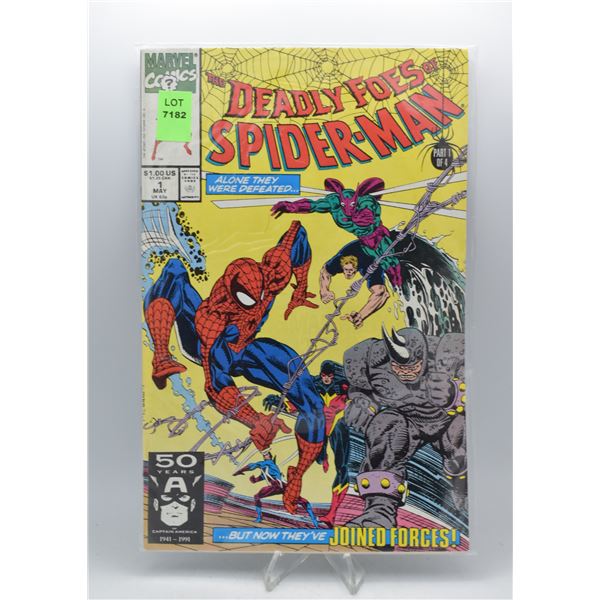 1991 MARVEL DEADLY FOES OF SPIDER-MAN #1