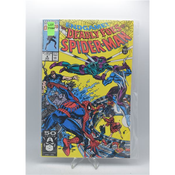 1991 MARVEL DEADLY FOES OF SPIDER-MAN #4