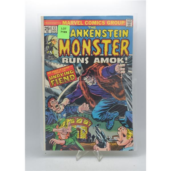1974 MARVEL FRANKENSTEIN MONSTER #13