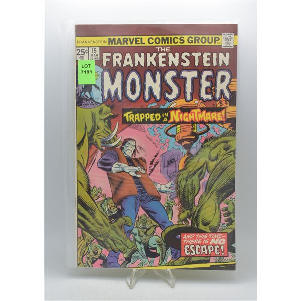 1975 MARVEL FRANKENSTEIN MONSTER #15
