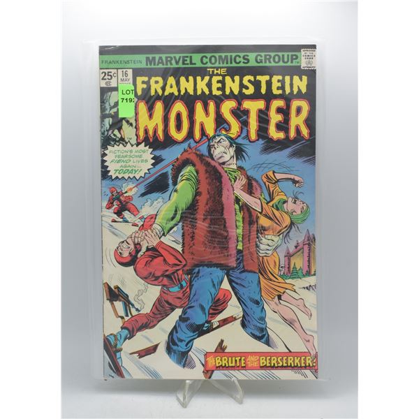 1975 MARVEL FRANKENSTEIN MONSTER #16