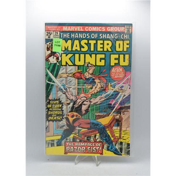1975 MARVEL HANDS OF SHANG-CHI MASTER OF KUNG FU