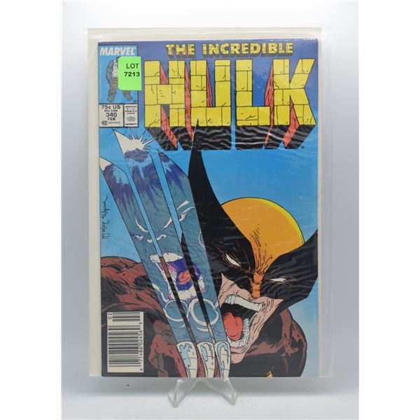 1988 MARVEL INCREDIBLE HULK #340