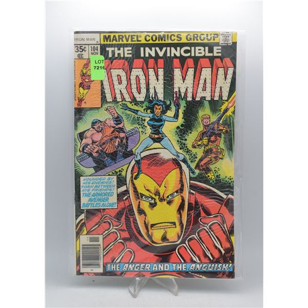 1977 MARVEL INVINCIBLE IRON MAN #104