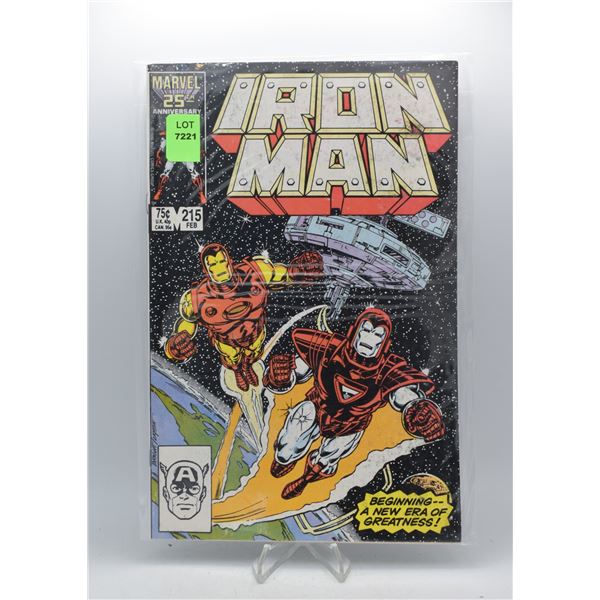 1986 MARVEL IRON MAN #215