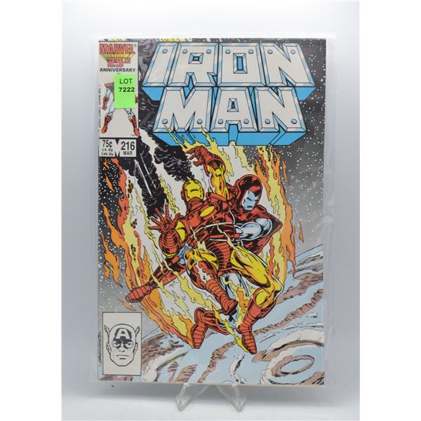 1986 MARVEL IRON MAN #216