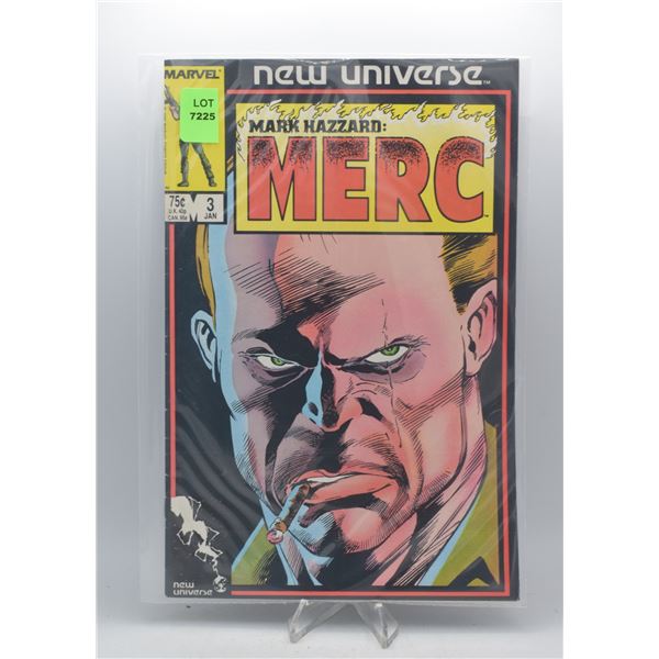 1987 MARVEL MARK HAZZARD: MERC #3