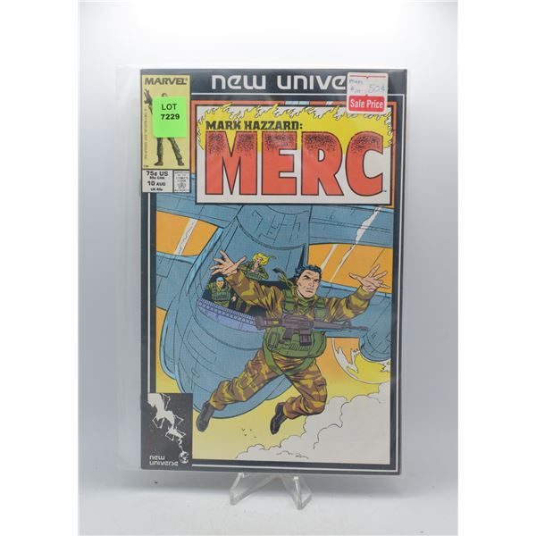 1987 MARVEL MARK HAZZARD: MERC #10