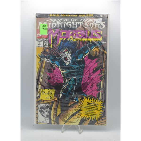 1992 MARVEL RISE OF THE MIDNIGHT SONS MORBIUS #1