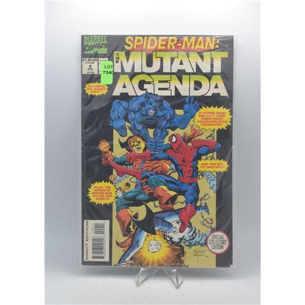 1994 MARVEL SPIDER MAN: MUTANT AGENDA #0