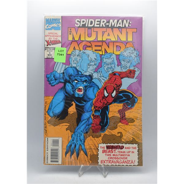 1994 MARVEL SPIDER MAN: MUTANT AGENDA #1